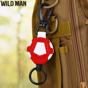 Portable Automatic Retractable Buckle Holder Anti-theft Telescopic Rope Keychain Anti Lost Backpack Belt Clip Outdoor Accessories