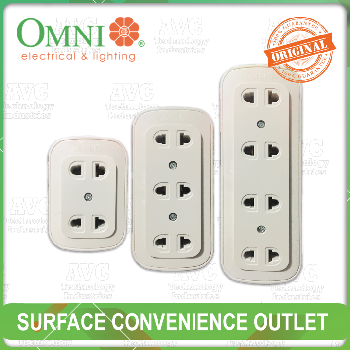 Omni Surface Convenience Outlet 2 Gang 3 Gang 4 Gang Wso 002 Wso 003 Wso 004 Lazada Ph 6137