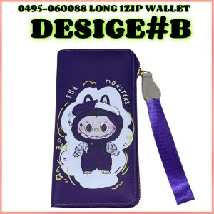DOMPET PANJANG 1 ZIP SEKALI TALI PEREMPUAN KID BUDAK DOMPET CUTE AND BEAUTIFUL 10 COLOR PILIHAN GIRL KIDS WALLET