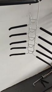 5 Layer Mounted Hanger Household One-Piece Clothes Hanger Detachable Storage Holder Indoor Space Saving Clothes Drying Rack