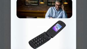 Flip Phone for Seniors 2G GSM Cell Phone Unlocked 1.77inch Color Display Screen Dual SIM Card 2.8 Inch Screen Big Mobile Phone Support Flashlight Camera MP31200mAh High