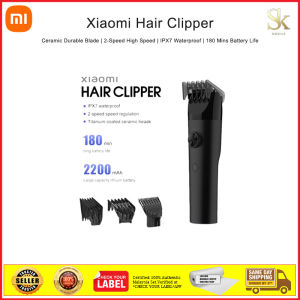 Xiaomi Mi Electric Hair Trimmer Clipper Wireless 0.5-1.7mm Ceramic Blade IPX7 Waterproof LFQ02KL