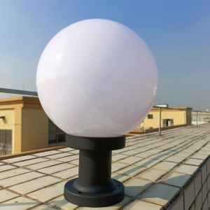 SXH  Electric Ball Lamp Post Lamp Garden Lamp Door Post Ball Lamp White Ball Lamp Round Ball Post Lamp Waterproof led Lamp