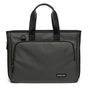 GOLF QUALITY Mens Office Handbag Waterproof Nylon Briefcase Business Professional 16 in Computer Bag 9.7 in iPad Mens Multi-Layer Document Bag Oxford Zipper Closure Detachable Shoulder Strap