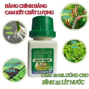 KÍCH MẦM 20ML COMBO 5 LỌ TẠO CƠI BẬT CHỒI KÍCH RỄ TO LÁ XANH LÁ