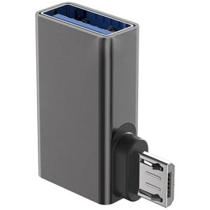 USB A Female To MicroUSB Male Adapters Supports 480Mbps Transfer Rate With Charging Capability