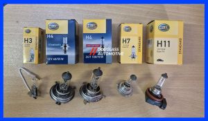HELLA Halogen Headlight Fog Light Bulb H3 H4 H7 H11 (12v 24v)