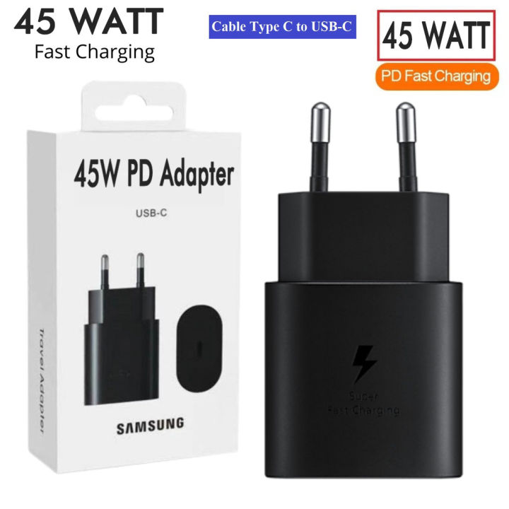 CHARGER Uneversal 45 WATT Type C Usb C Fast Charging Samsung PD 45