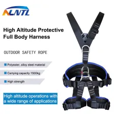 High Altitude Work Safety Belt Full Body Safety Harness Rope Outdoor Rock  Climbing Electrician Construction Protection Equipment