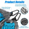 GEARBEST Heavy Duty Hammock Duyan Comfortable Double Hammock for Garden Beach Camping Travel with Adjustable Suspension. 
