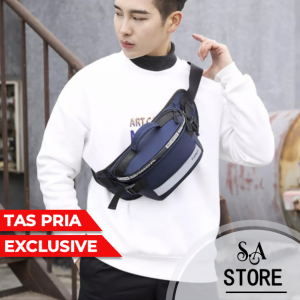 Tas Selempang Pria Disro Westbag Tas Slempang Wistbag Wish bag Weshbag Waitsbag Wisbag Wasbag Wesbag Pria Anti Air
