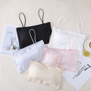 Áo bra quây 2 dây đúc su 267 Vải Mát Lạnh Áo lót nữ siêu xinh ✨ Áo lót nữ ✨ Áo 2 dây ✨ Áo lót học sinh