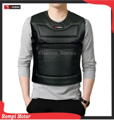 Rompi Motor Touring Bozman Anti Air Anti Angin Pelindung Dada Universal untuk Bikers Pria Wanita