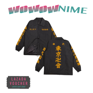 Tokyo Revengers Toman ‘ Coach Jaket Anime ‘ 芭流覇羅 Mikey Manji Gang Kanto ‘ PREMIUM QUALITY ‘ NARUTO ‘ ONE PIECE ‘ Jujutsu Kaisen ‘ Tokyo Revengers ‘ haikyuu ‘ TOKYO GHOUL ‘  CLOTHING DISTRO OUTFIT MANGA BRAND