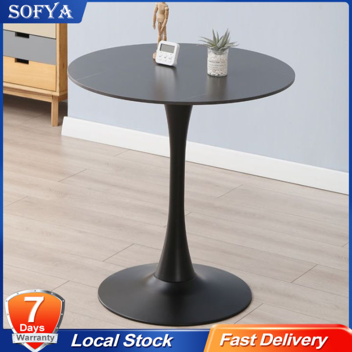 Sofya Round Table Small Coffee Table Round Side Table Living Room Mini 