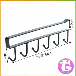 Thai Dee ราวตะขอแขวนแบบเหล็กเคลือบสี