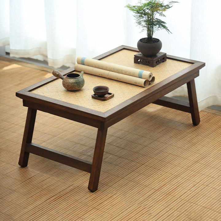 Foldable Floor Table, Japanese Style Small Tea Table, Living Room