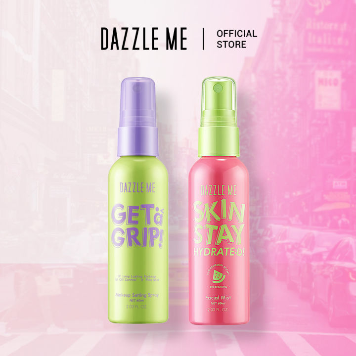 DAZZLE ME Mist Glimmer Bundle - Get a Grip! Makeup Setting Spray + Skin ...