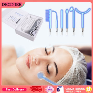 DECINIEE High Frequency Facial Machine for Hair Face Electrotherapy Wand Neon Argon Treatment Acne Anti Aging Portable Skin Care Apparatu