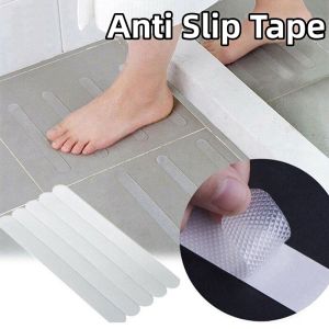 24pcs Anti Slip Tape Self Adhesive Strips Non Slip Treads Safety Shower Stickers Clear Shower Treads Bath Safety Strips