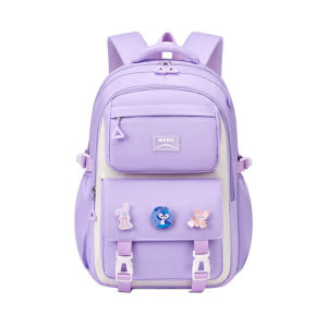 Free Gantungan -Tas Ransel Anak Sekolah Simple Cantik Untuk Anak SD SMP SMA Kualitas Premium -LH292