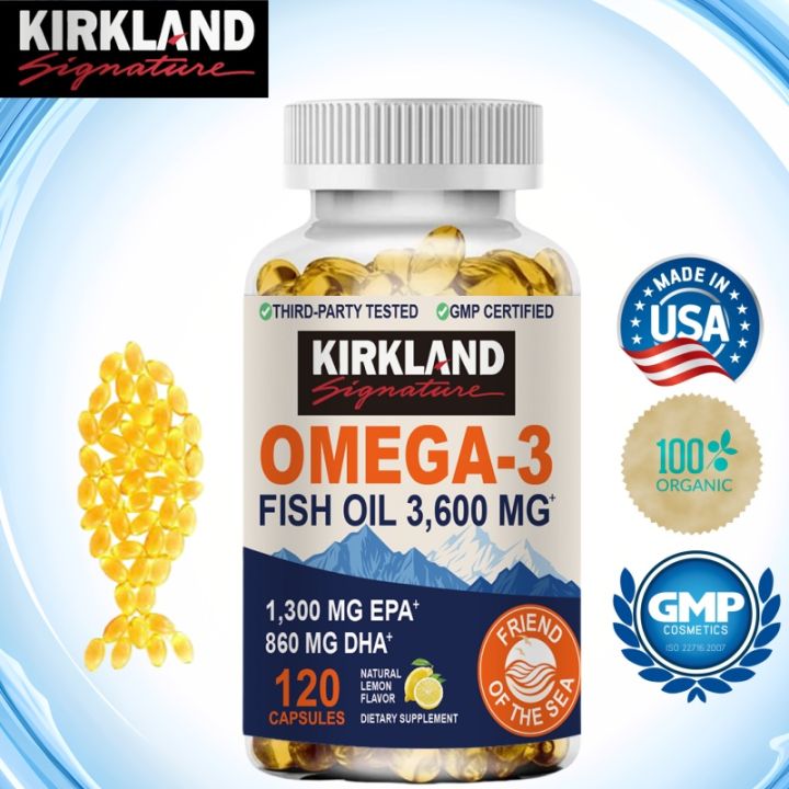 Kirkland Signature Fish Omega Coq10 Costco Costco Sr Triple