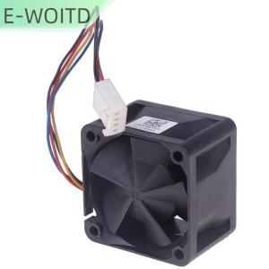 【E-WOITD】 พัดลมระบายความร้อนทรงพลังขนาด40มม. สำหรับพัดลมเซิร์ฟเวอร์ความเร็วสูง1A DBTB0428B2G AVC 4028 12V ตลับลูกปืนเม็ดกลมคู่40x40มม. 4Pin PWM