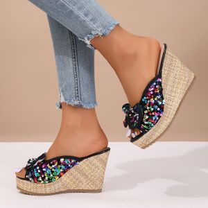 [Free Shipping] 2026 Summer New Plus-Size WomenS Shoes: Luxurious Stylish Lightweight Waterproof Platform Sandals With Thick Soles For Added Height