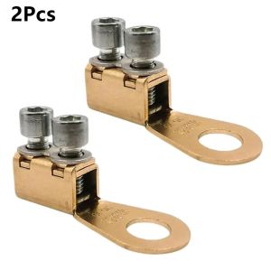 GOFIDIN 1Pcs Wear-resistant Battery Terminal Block Brass Junction Terminals Clip Cable Ends Car