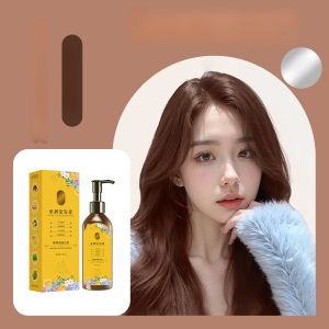 Natural Botanical Hair Dye Covering Gray Hair Dyeing Cream Shampoo Dye Hair And Condition Hair 3 In1 Color Hair Dye