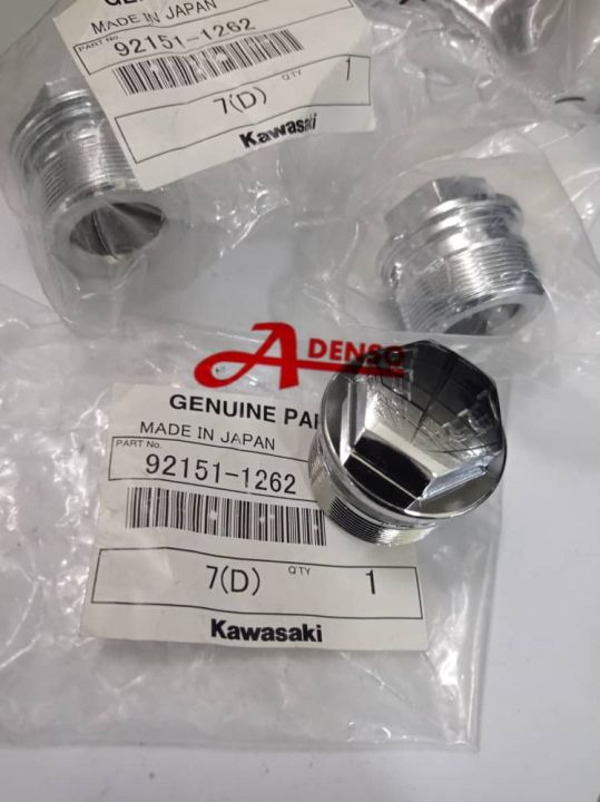 ZX150 KR150 BOLT FORK TOP KAWASAKI CAP FORK TOP ORIGINAL100