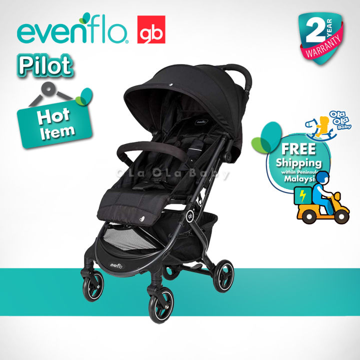 Evenflo gb Pilot Compact Stroller Adjustable Backrest Stroller