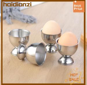 haidianzi Thép không gỉ luộc trứng ly đứng giá trứng chủ giữ trứng công cụ nấu ăn