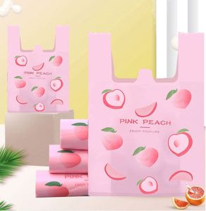 100pcs Drawstring Garbage Bag Thickened Automatic Closing Kitchen Trash Bag Portable Garbage Bag Bathroom Trash Bags