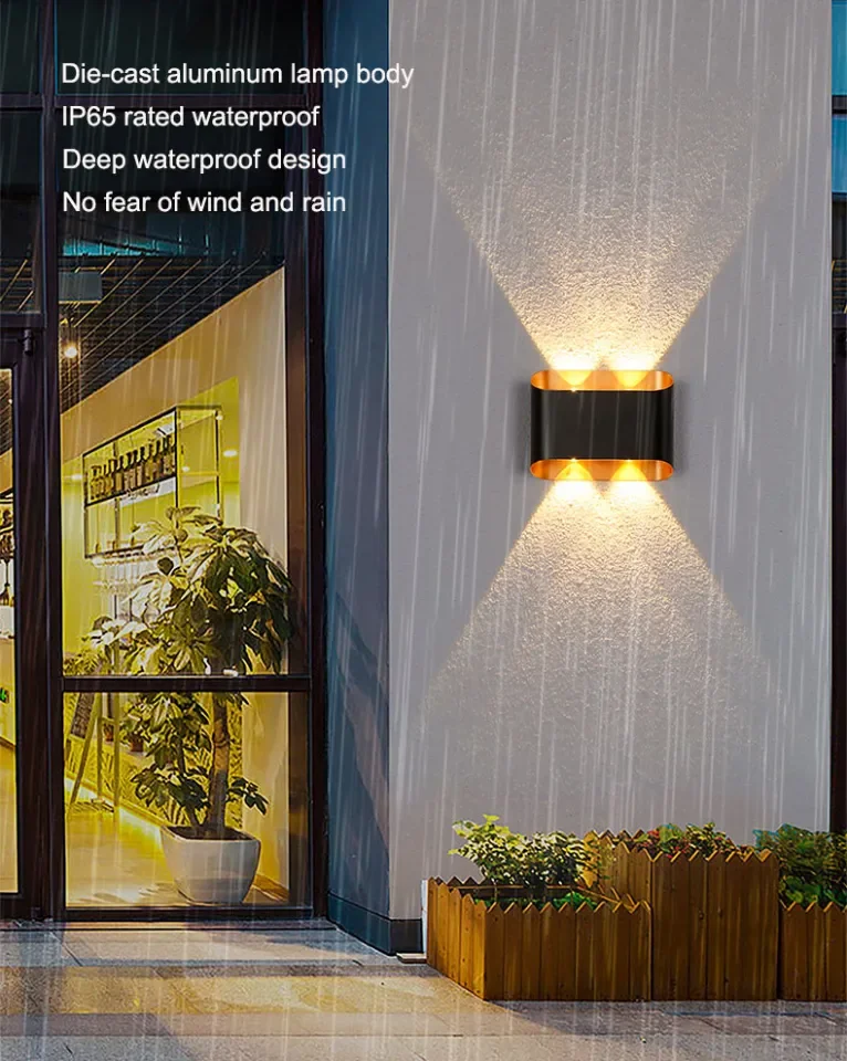 Outdoor modern lighting fashion wall