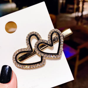 Annies Sphere คลิปผมคริสตัลสไตล์ชิคสำหรับผู้หญิง ดีไซน์โบว์และหัวใจสวยหรู เครื่องประดับผมแฟชั่นทันสมัย