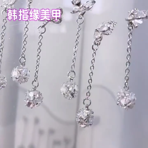 Nail Charms Bowknot Nail Art Charms Bow Nail Gems 3D Dangle Nail Charms Nail Rhinestones Art Charms DIY Nails Decoration