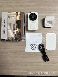 SG STOCKS Smart Wireless Doorbell with Video Camera Night Vision 2-Way Audio and Wi-Fi Connectivity