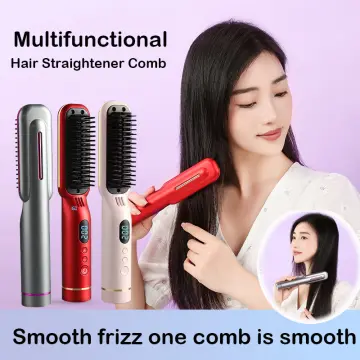 Shop Straightening Brush Multifunctional Straight Hair Electric Hot Comb online Sep 2024 Lazada .my