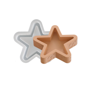 Thực tế mạnh mẽ Silicone khuôn làm thủ công đồ trang trí nội thất cho ngôi sao chủ sở hữu dễ dàng phát hành trang trí hàng ngày