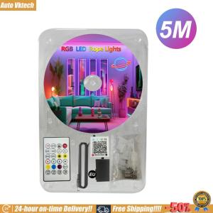 [Auto Vktech] RGB Neon LED Strip IP67 Waterproof Flexible Neon Strip Light Remote/APP Control LED Neon Light Strip for Bedroom Decor