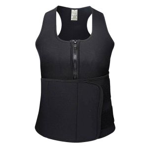Men Body Shaper Slimming Vest Compression Shirt Workout Tank Tops Weight Loss Fat Burning Sauna Suit