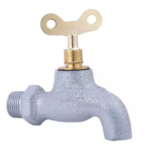 YONUO ก๊อกน้ำกลางแจ้งเหล็กหล่อธรรมดาแบบเปิดเร็วสำหรับใช้ในสวนและห้องน้ำ