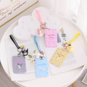 Pearlypanshop บรรทัดการพนักงาน บรรทัดห้อยพร้อมพวงกุญแจ ชื่อป้าย พวงกุญแจน่ารัก Sanrio ลาย