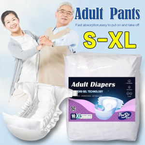 Korean 20/10 pieces of adult diapers with adhesive tape all sizes S M L XL breathable dry odorproof and non allergenic high-quality adult premium pants