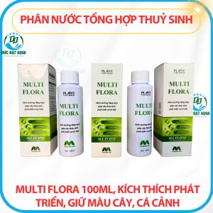 Phân nước tổng hợp thuỷ sinh Multi Flora 100ml kích thích phát triểngiữ màu cây cá cảnh thủy sinh