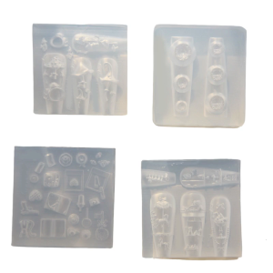 Unique 3D Design Silicone Nail Art Mold For Handmade Crafting Easy Clean Nail Accessories Resin Mold