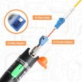 Visual Fault Locator, 30MW Optic Fiber Cable Tester with FC Male to LC Female Adapter, 30KM Red Light Source Meter. 