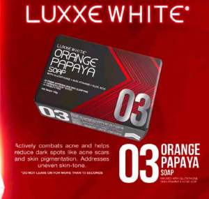 Luxxe White Soap FRONTROW 01 02 03 NEW PACKAGING