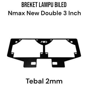 Breket biled dudukan lampu biled nmax new double 3 inch PNP Motor NMAX New